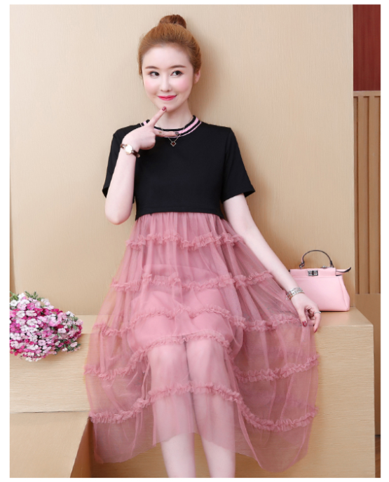 Breastfeeding maternity dress