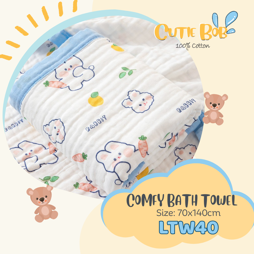 Cutiebob Cotton Bath Towel