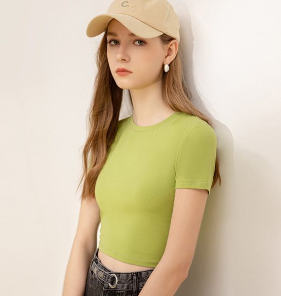 K193B KosyWear Europe Short Sleeve Blouse 欧美短袖上衣 - Image 2