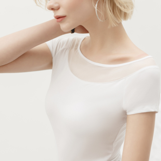 K258A KosyWear Europe Lace Short Sleeve Blouse 欧美蕾丝领短袖上衣