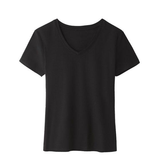 K1077A KosyWear Europe Short Sleeve Blouse 欧美V-领短袖上衣 - Image 7